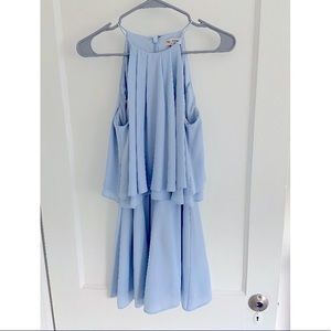 miss selfridge romper. Worn once. Size 6. Blue